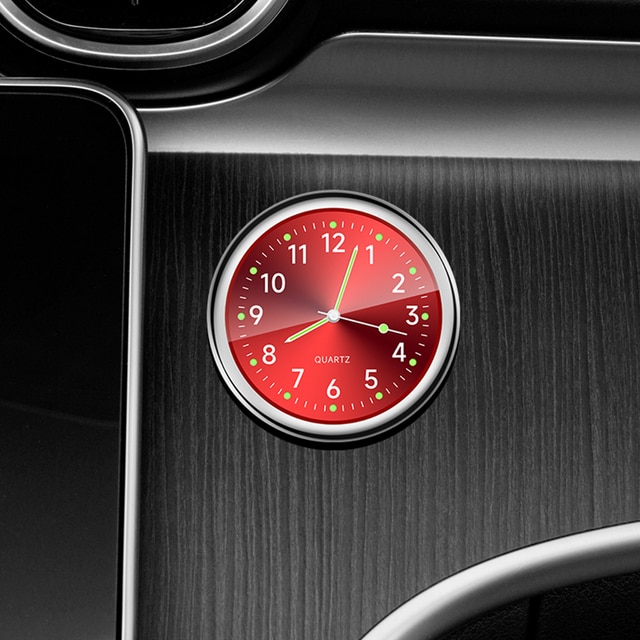 明るい車の内部時計、ミニデジタル時計の状態、クォーツ時計、自動車の装飾、車のアクセサリー｜ichi-shop｜04