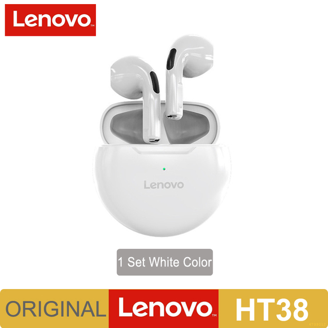 Bluetooth Lenovo-HT38 TWSワイヤレスヘッドセット,ステレオ,ベース,マイク,ノイズリダクション,オリジナル,5.0｜ichi-shop｜03