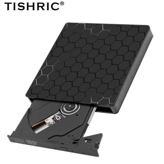 Tishic-ラップトップ用の外部光学ドライブ,CDプレーヤー,USB 3.0,type-c,rw,ドライブリーダー｜ichi-shop｜02
