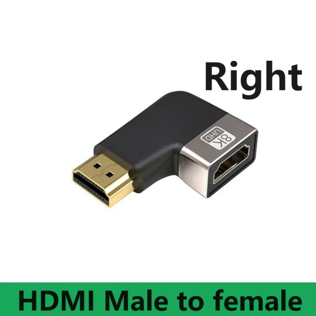マイクロhdmi 2.1アダプター,右からhdmi 2.1への左のエクステンダー,女性用オーディオビデオケーブル,ラップトップ用コンバーター,8k｜ichi-shop｜08