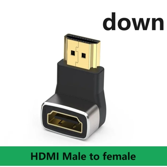 マイクロhdmi 2.1アダプター,右からhdmi 2.1への左のエクステンダー,女性用オーディオビデオケーブル,ラップトップ用コンバーター,8k｜ichi-shop｜03