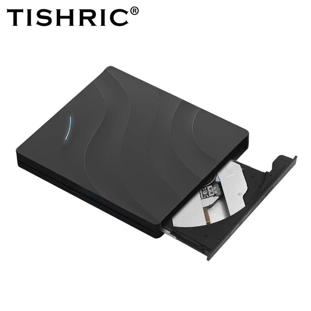 Tishic-多機能USB3.0タイプC多機能CDライター,ドライブバーナー,ラップトップPCに適しています｜ichi-shop｜02