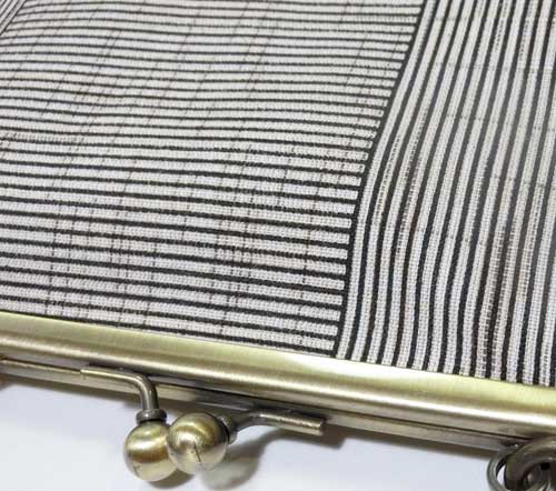 着物,和装小物,男物,紳士,メンズ,ショルダー,バッグ,紬,がま口,がまぐち,ポシェット,本物,日本製,国産,カジュアル,着物,作務衣用