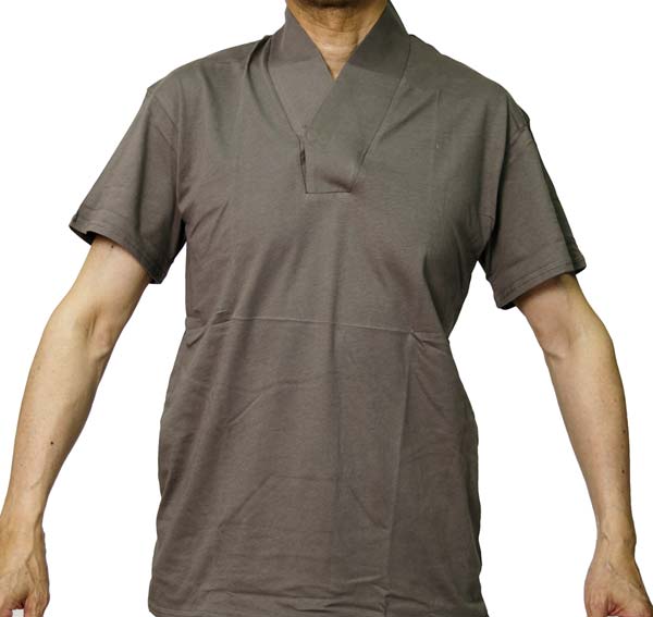 半襦袢 男物 メンズ Vネック 半衿付き 和装肌着 Tシャツ襦袢 作務衣 インナー 浴衣 インナー 着物 下着 男性用 半袖 洗える 夏用 着物インナー メンズ和装 肌襦袢 仕事着物 作業着 着物初心者 父の日 和装小物