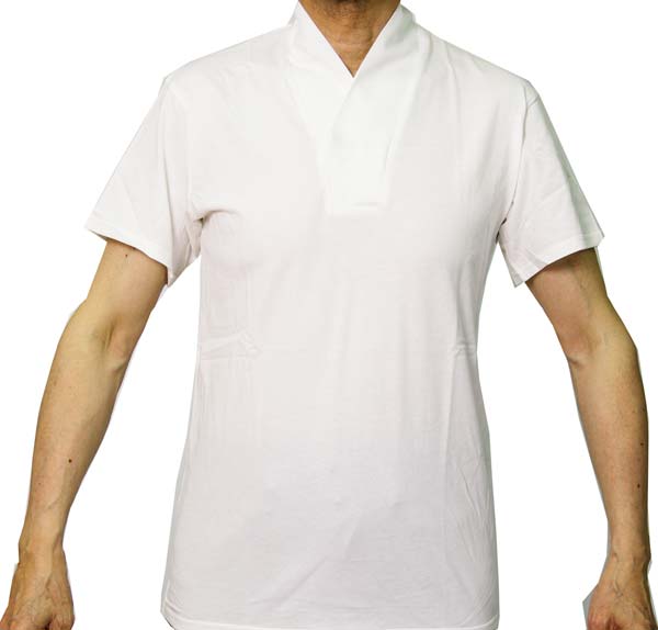 半襦袢 男物 メンズ Vネック 半衿付き 和装肌着 Tシャツ襦袢 作務衣 インナー 浴衣 インナー 着物 下着 男性用 半袖 洗える 夏用 着物インナー メンズ和装 肌襦袢 仕事着物 作業着 着物初心者 父の日 和装小物