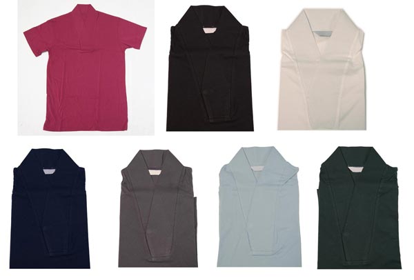 着物,和装小物,男物,紳士,メンズ,半襦袢,衿付,襟付,Vネック,Tシャツ型,肌着,M,L,LL,サイズ,日本製