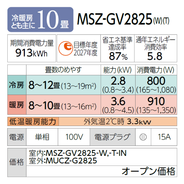 エアコン 10畳 工事費込み 入れ替え 取外 ...の詳細画像1