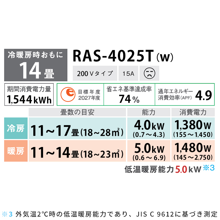 TOSHIBA（東芝） エアコン 14畳 工事費込み TOSHIBA Tシリーズ「RAS