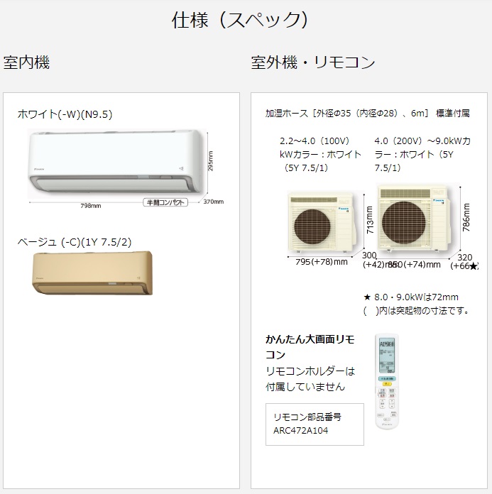 使い勝手の良い ダイキン S56ZTRXP-W エアコン 18畳 ルームエアコン RXシリーズ 単相200 20A 冷暖房時18畳程度 ホワイト  S56YTRXP-Wの後継品 materialworldblog.com