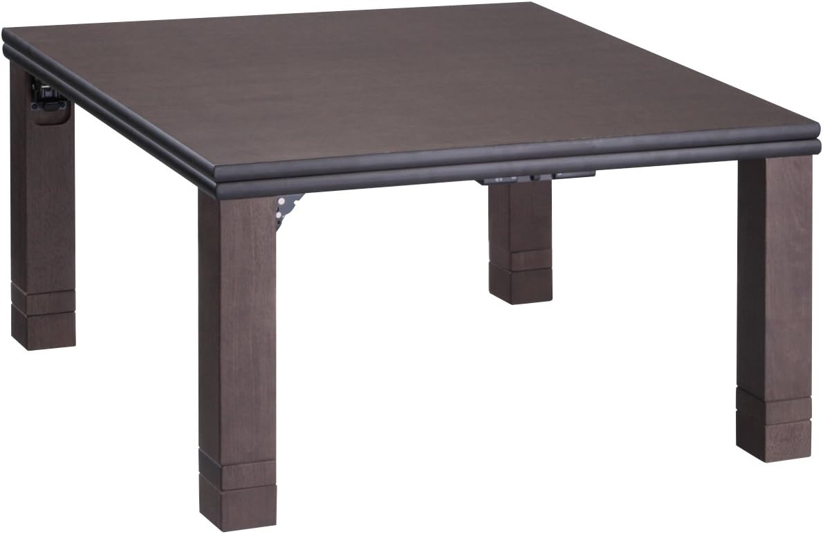 こたつテーブル 正方形 日本製 高さ4段階調節 折れ脚こたつ フラットローリエ 80×80cm｜ichibankanshop｜03