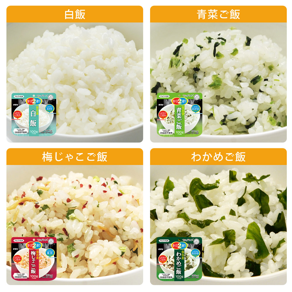 サタケ マジックライス20袋セットG2 非常食セット 5年保存 白飯 青菜