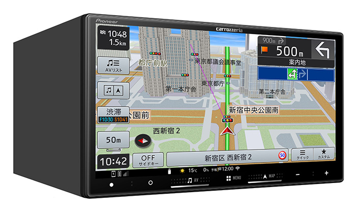 カロッツェリア carrozzeria 7V型HD/TV/DVD/CD/Bluetooth/USB/SD CA/AA