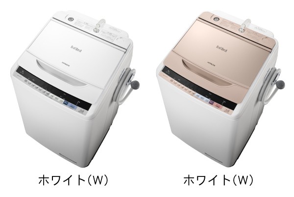 全自動洗濯機 日立 ビートウォッシュ 8kg HITACHI BW-V80B シャンパン ホワイト 新生活 代引不可 同梱不可  :bw-v80b:RoomDesign - 通販 - Yahoo!ショッピング