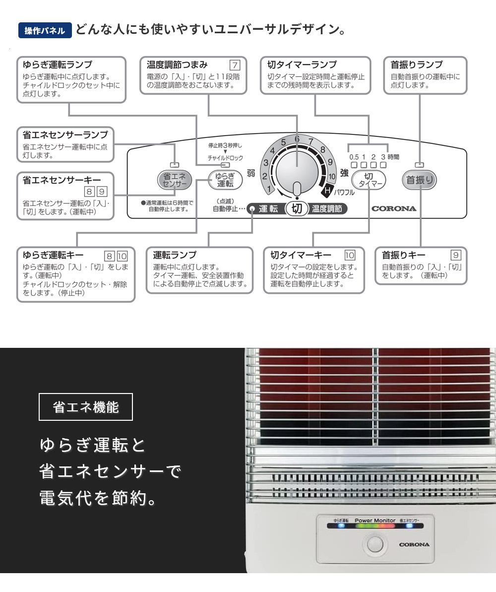 コアヒート コロナ 遠赤外線暖房機 国産 日本製 1150W 遠赤外線