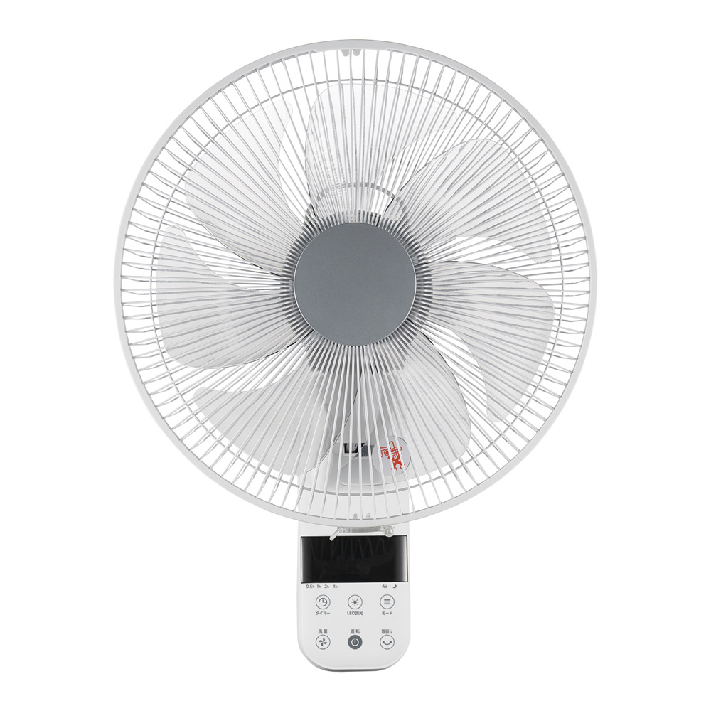 未開封新品　壁掛け扇風機　DCモーター搭載　リモコン式　30cm　脱衣所 CNET 壁掛け扇風機 DCモーター搭載 CKDF308WH ホワイト | 空調