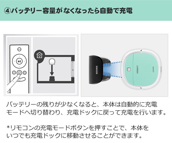 ロボット掃除機 お掃除ロボット 拭き掃除 小型 四角 DEEBOT MINI ECOVACS DK560 モップ付 床用 床掃除 絨毯掃除  フローリング : dk560 : 壱番館STOREプレミアム - 通販 - Yahoo!ショッピング