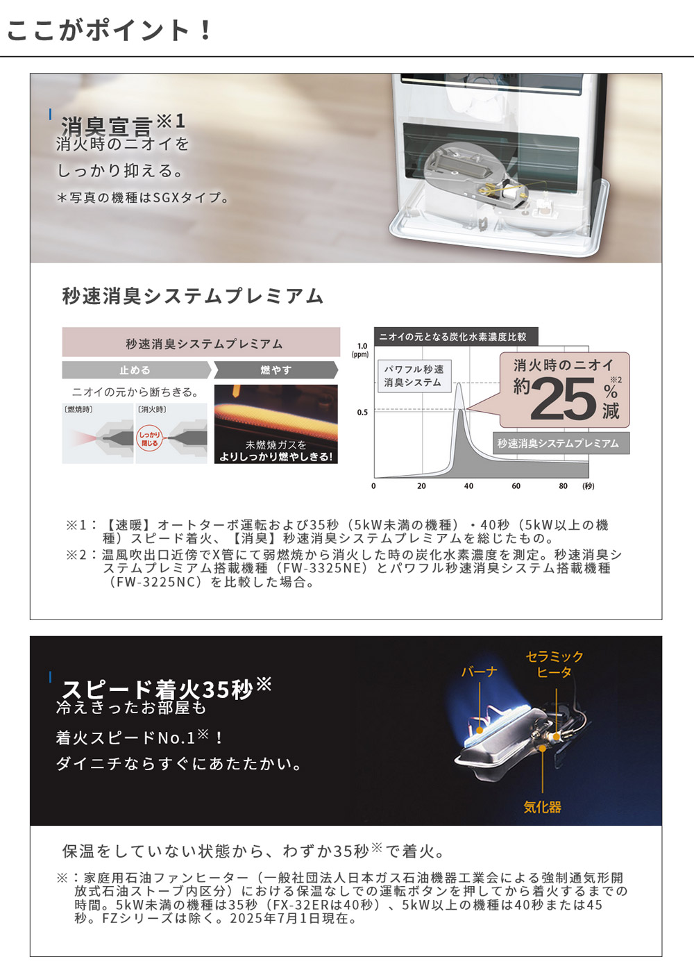 ダイニチ 石油ファンヒーター 3.5L NEタイプ 2025年モデル 木造7畳