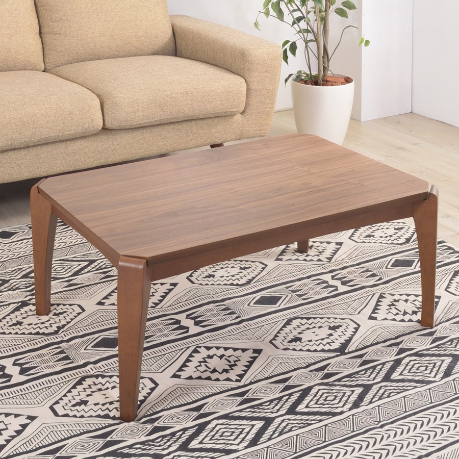 こたつ 電気こたつ 炬燵 コタツテーブル 90×60cm 長方形 おしゃれ 石英