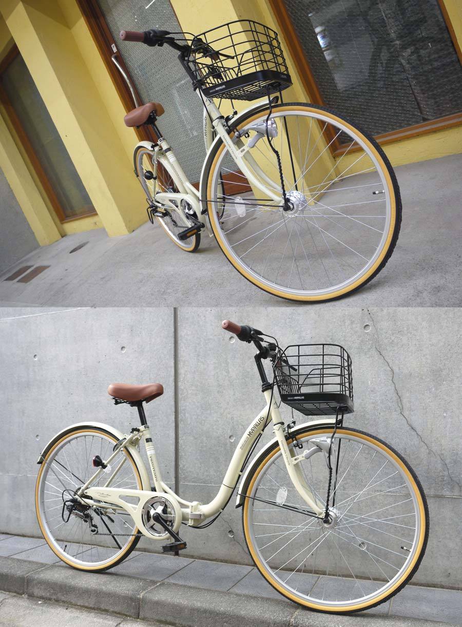 折りたたみ自転車 シティサイクル 26インチ シマノ製6段ギア オートライト カゴ付き マイパラス M-509-IV :m-509:RoomDesign  - 通販 - Yahoo!ショッピング