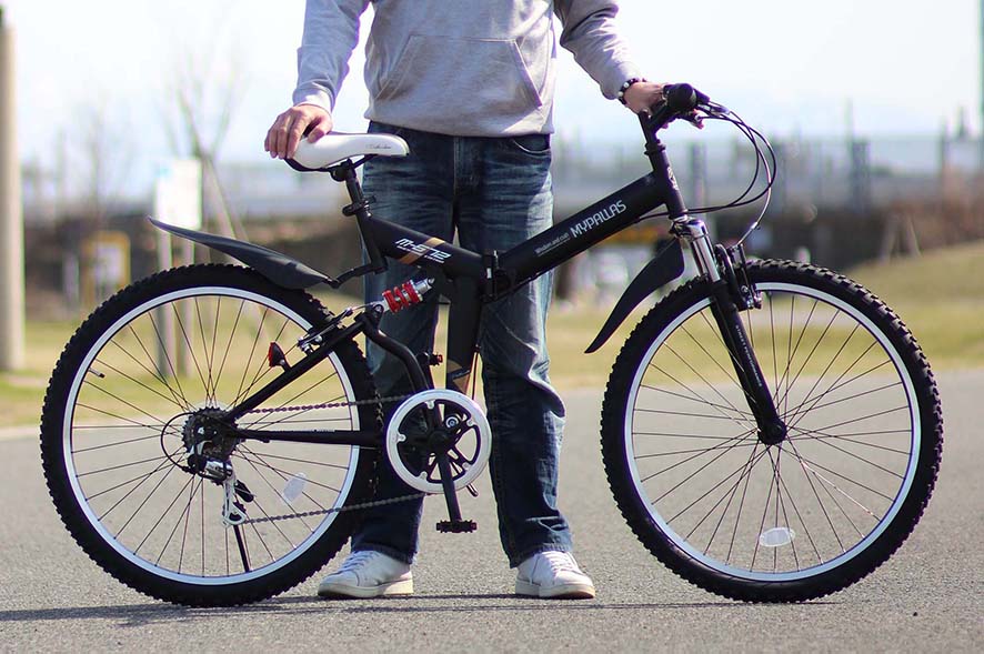 【直接引渡し】MUSTANG マスタング MTB 26インチ 折りたたみ自転車 Amazon | ARUN(アラン) 26インチ18段スピード折り畳み自転車 MTB