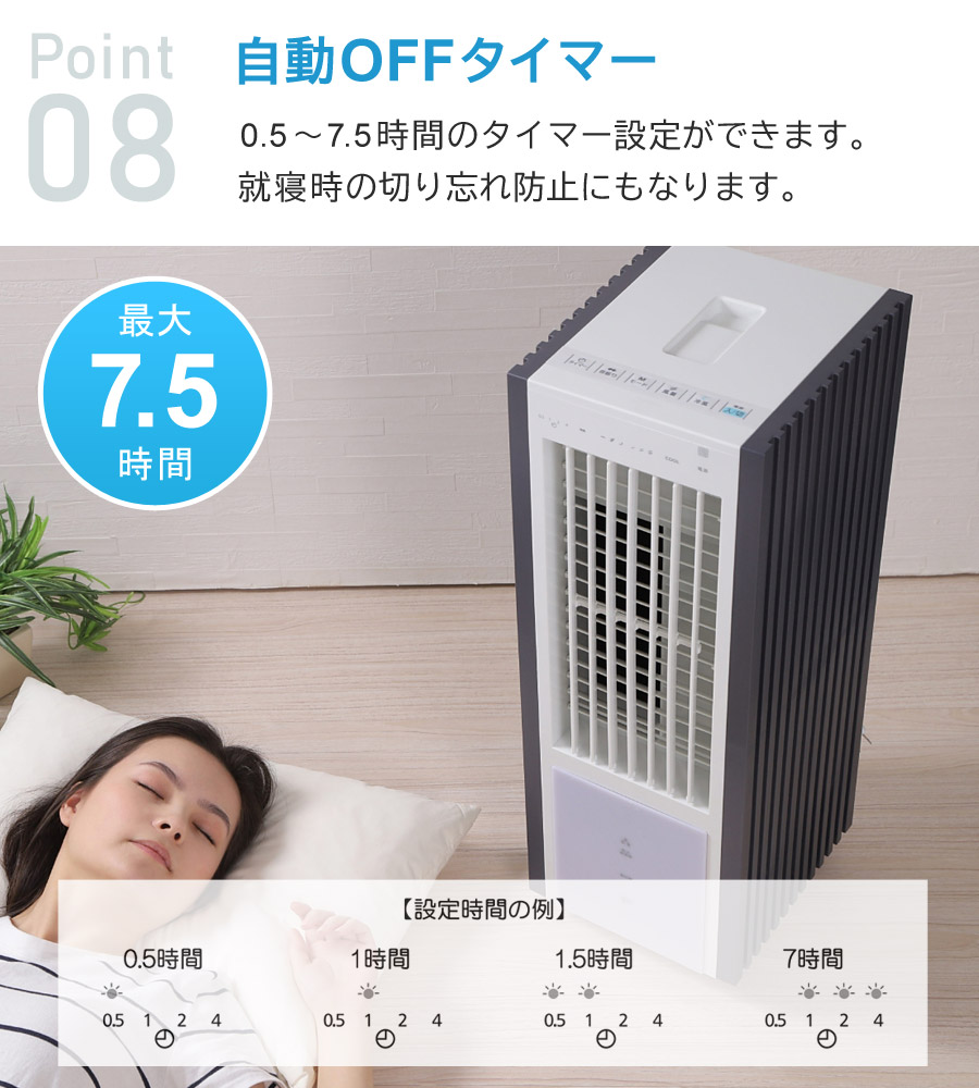 2024新商品 ポンコツ 冷風機 強力 静音 3モード 大容量水タンク 4個 