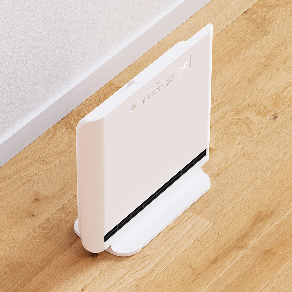 PTC人感ヒーター 1000W スタイリッシュにお部屋を飾る。安全でクリーン