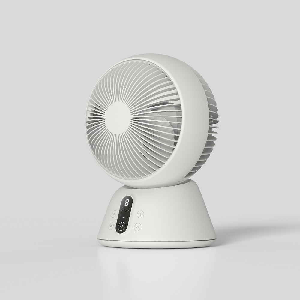 18cm マイコン式サーキュレーター 3枚羽根 360°首振り オール