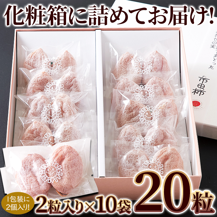 冬のギフトにどうぞ！秀品市田柿Lサイズ 20個セット 常温便 秀品 市田柿 Lサイズ 20個セット 冬の風物詩「干し柿」のギフトセット