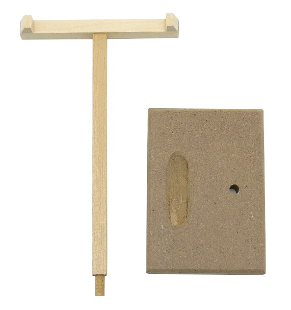 本桐】6寸（空板+スタンドセット）（高さ約18cm） 羽子板 押絵