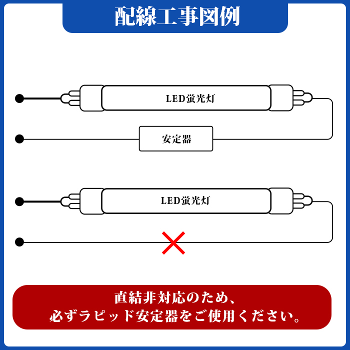 【6月限定 全品10％OFF】LED蛍光灯 40W型 直管 120cm ラピッド式 工事不要 昼白色 24W アルミニューム製 led照明 取付簡単 高輝度 8本入れ 送料無料｜ichifujiy｜12