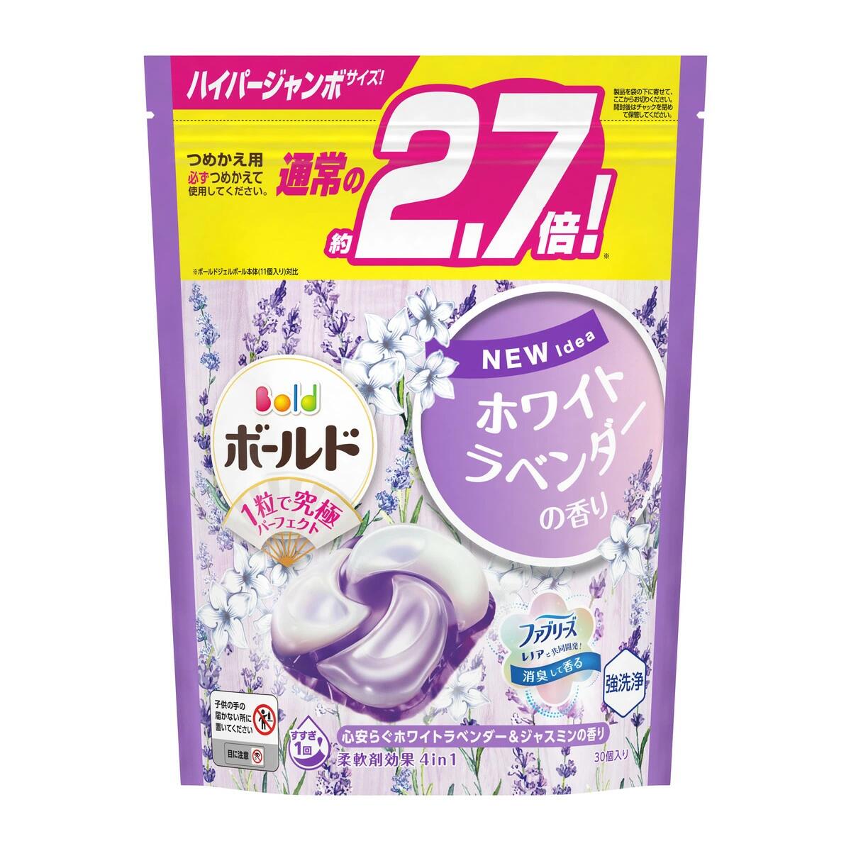 New～☆ボールドジェルボール　92個×3個 計276個！☆　本州限定送料無料 Amazon | Procter & Gamble P&G ボールド ジェルボール 4D