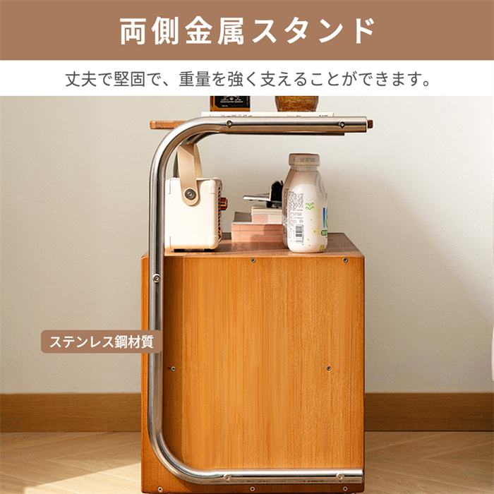 キッチンカウンター 組み立て式大容量食器棚 アクリル扉付き キッチン