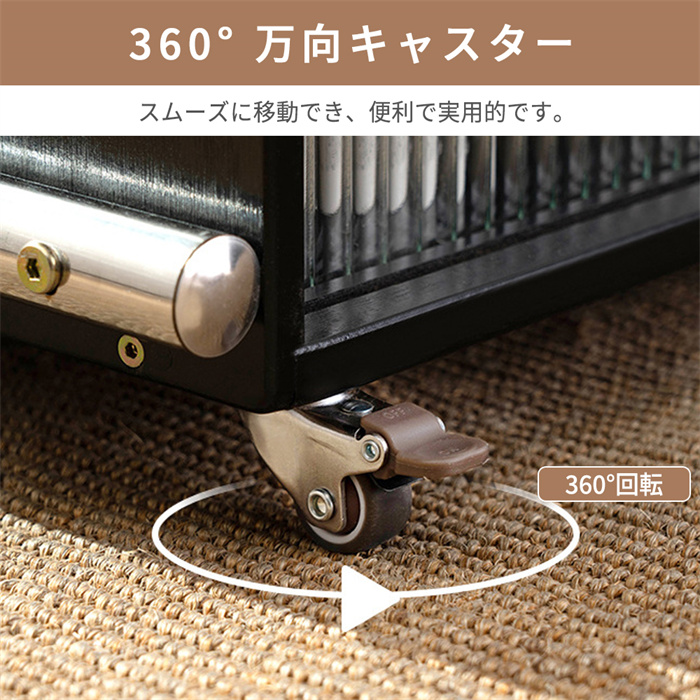 キッチンカウンター 組み立て式大容量食器棚 アクリル扉付き キッチン