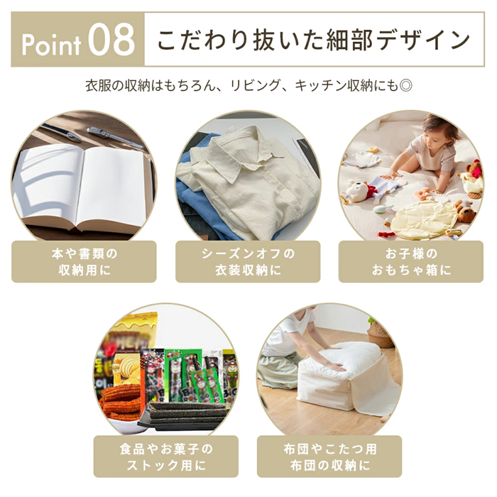 収納ボックス 布 折りたたみ 衣装ケース 2個 3個 4個 66L 衣類収納
