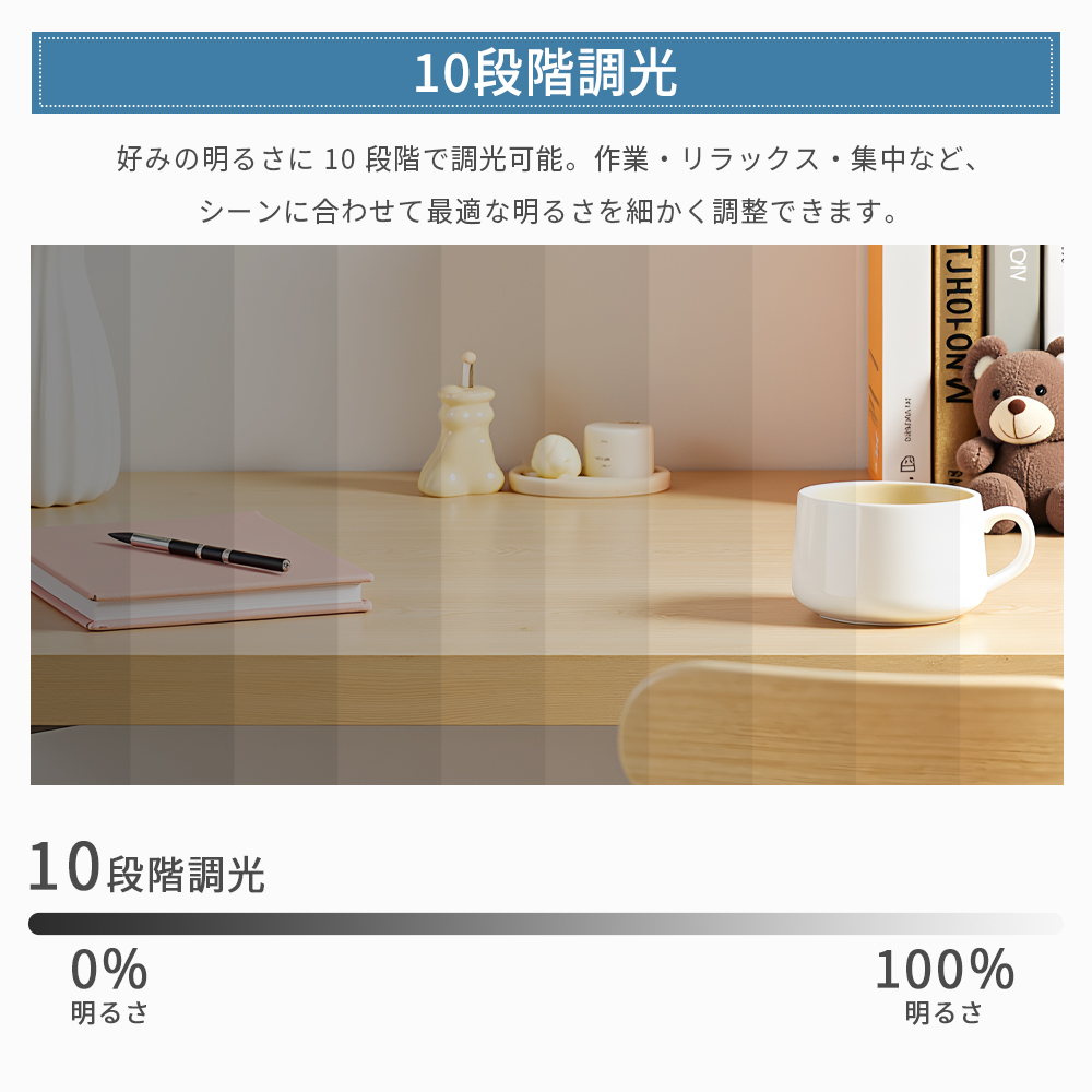 LEDデスクライト クランプライト クランプ ...の詳細画像3
