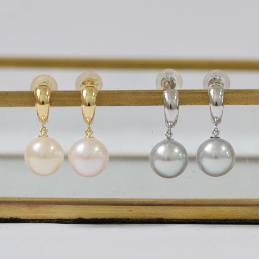 ピアス 真珠 パール 18金 K18 ピアス あこやパール ゴールド ホワイト ピアス 真珠 パール 18金 K18 ピアス あこやパール ゴールド ホワイト
