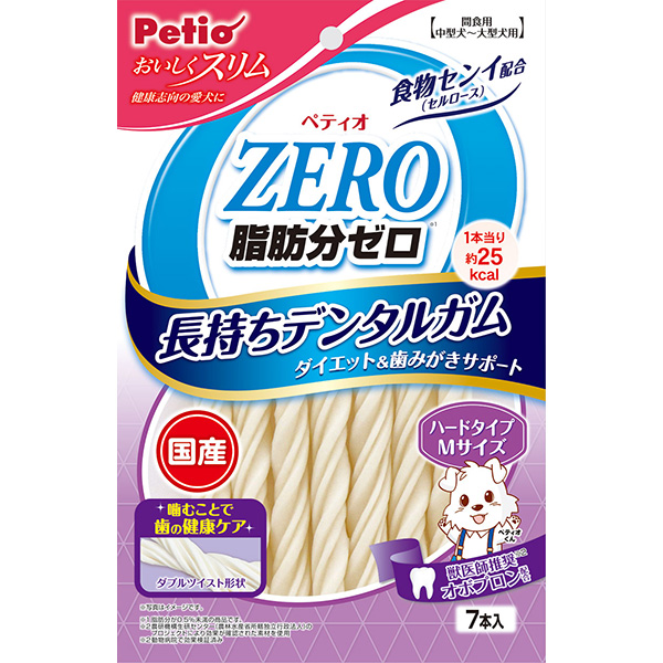 Yahoo! Yahoo!ショッピング(ヤフー ショッピング)ペティオ おいしくスリム脂肪分ゼロ長持ちデンタルガムハードタイプ Mサイズ 7本入