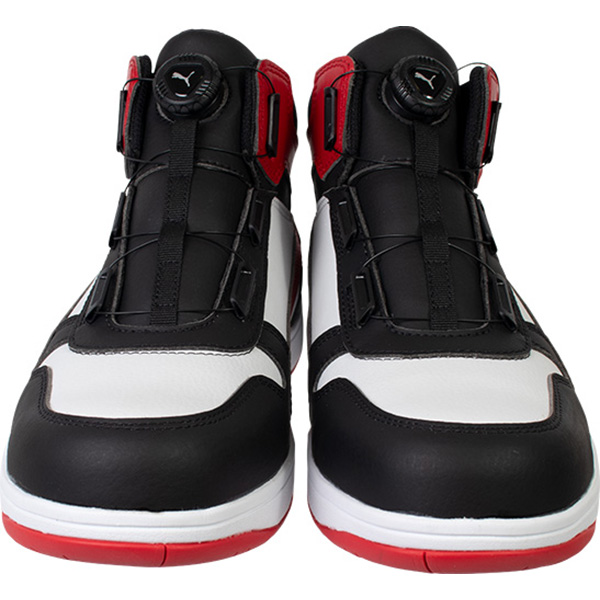 PUMA（プーマ） フロントコート　ブラック＆ホワイト＆レッド ディスク ミッド 25.0ｃｍ FRONTCOURT 63.212.0 |  | 04