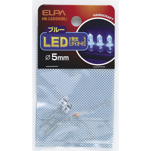 Yahoo! Yahoo!ショッピング(ヤフー ショッピング)ELPA（エルパ）:LED 5mm 青 HK-LED5H（BL）