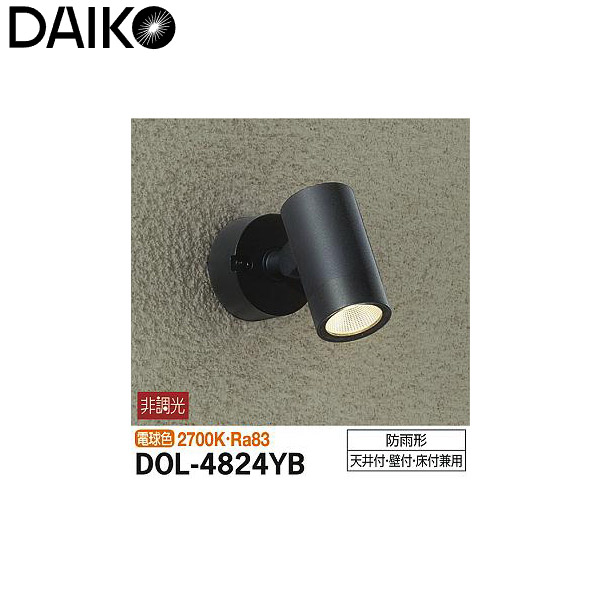 【メーカー直送】大光電機 アウトドアスポット DOL-4824YB