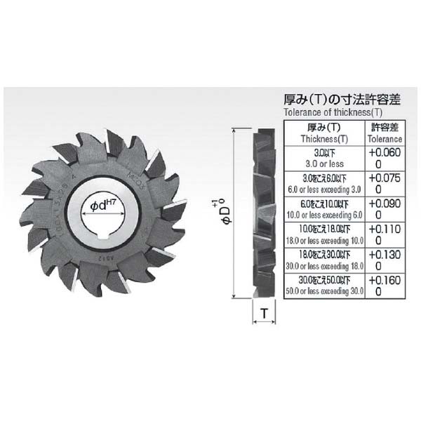 岡崎精工 SST150X045 千鳥刃サイドカッター 150X4.5X25.4 SST150X045_2