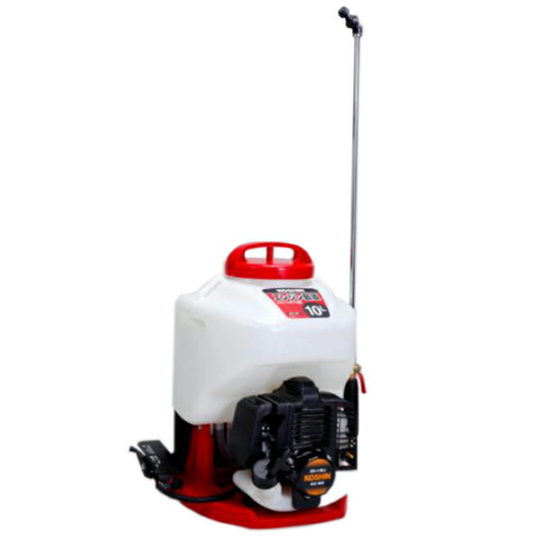 【あすつく】＜工進認定店＞【メーカー直送】工進（KOSHIN） 背負い式エンジン動噴 10L 2サイクル カスケード式 ES-10C｜RideOne