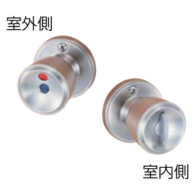 【あすつく】川口技研 ハイス両玉WC錠 表示錠 （ツマミカギ） バックセット60mm 4971771032162 | 