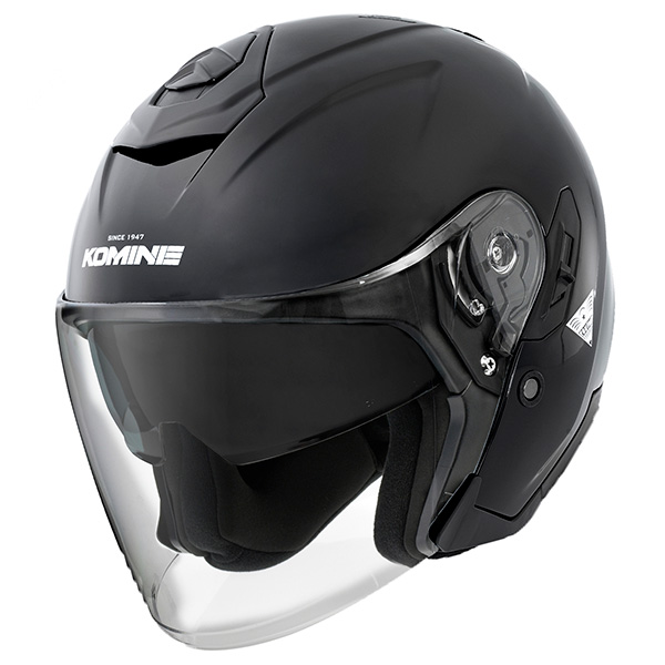 【あすつく】KOMINE（コミネ） HK-172 FL コンポジット FRP ジェットヘルメット GROSS BLACK M 01-172-G.BK- | 