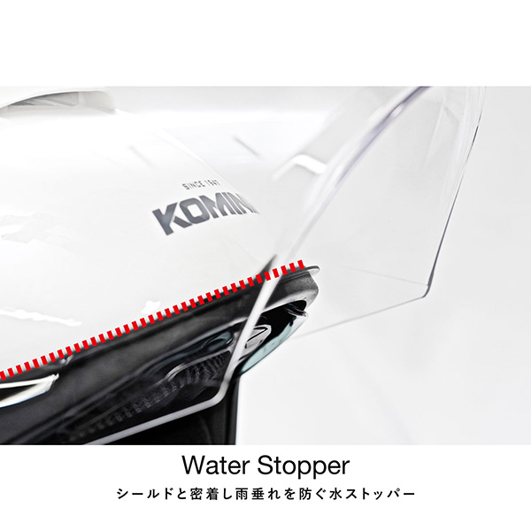 【あすつく】KOMINE（コミネ） HK-172 FL コンポジット FRP ジェットヘルメット GROSS BLACK M 01-172-G.BK- |  | 13