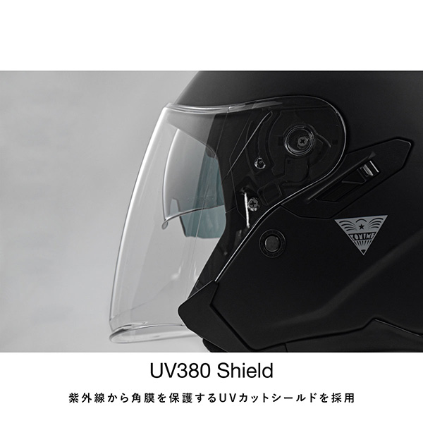 【あすつく】KOMINE（コミネ） HK-172 FL コンポジット FRP ジェットヘルメット GROSS BLACK M 01-172-G.BK- |  | 03