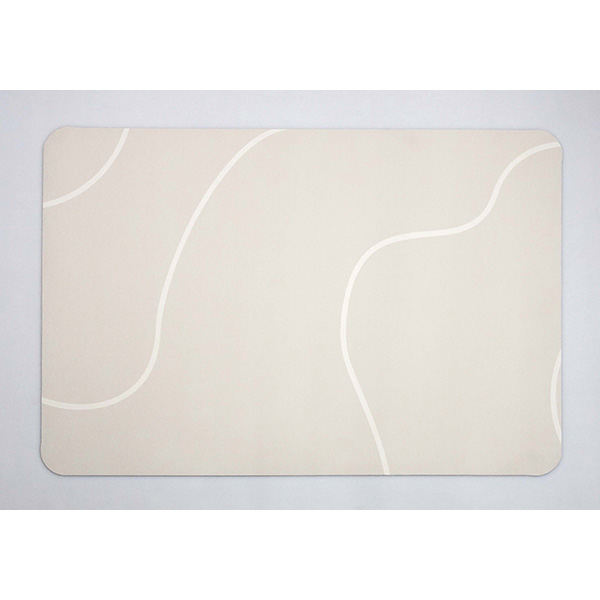 【あすつく】ファイン SOFTNA珪藻土入りバスマットレギュラー　ベージュ FIN-1044BE