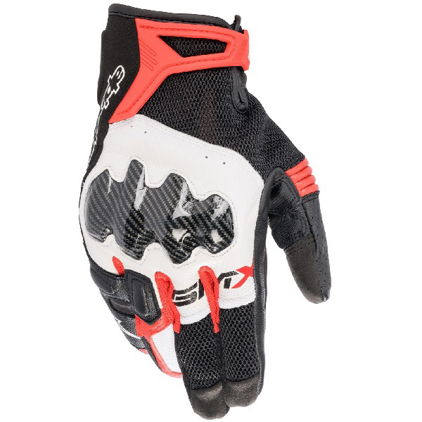 アルパインスターズ SMX-R GLOVE ASIA 1304 BLACK WHITE BRIGHT RED XL