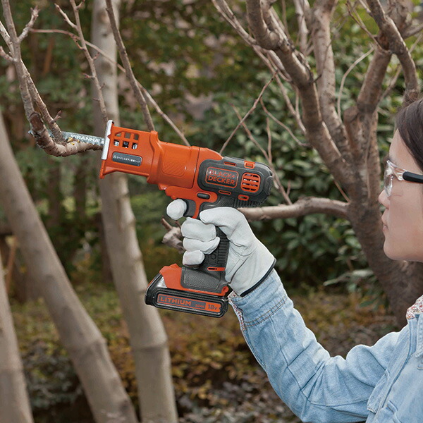 【あすつく】BLACK＆DECKER（ブラックアンドデッカー） 18Vガーデンマルチツール GEVO183NJP |  | 06