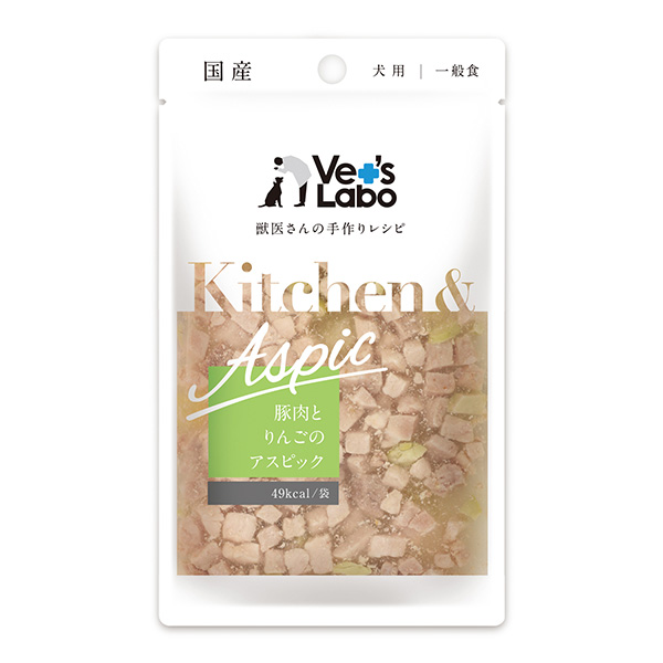 Yahoo! Yahoo!ショッピング(ヤフー ショッピング)ジャパンペットコミュニケーションズ:Kｉtchen & Aspｉc 豚肉とりんごのアスピック 80g 4560191497257